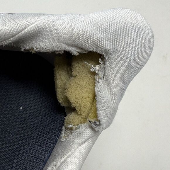 Hoka One One Clifton 8 Womens 8 W Wide White Blue Running Shoes Sneakers - Picture 12 of 16